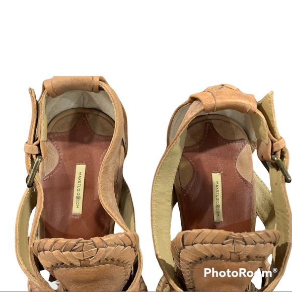 NEW Max Studio Woven Platform Booties - Picture 7 of 8